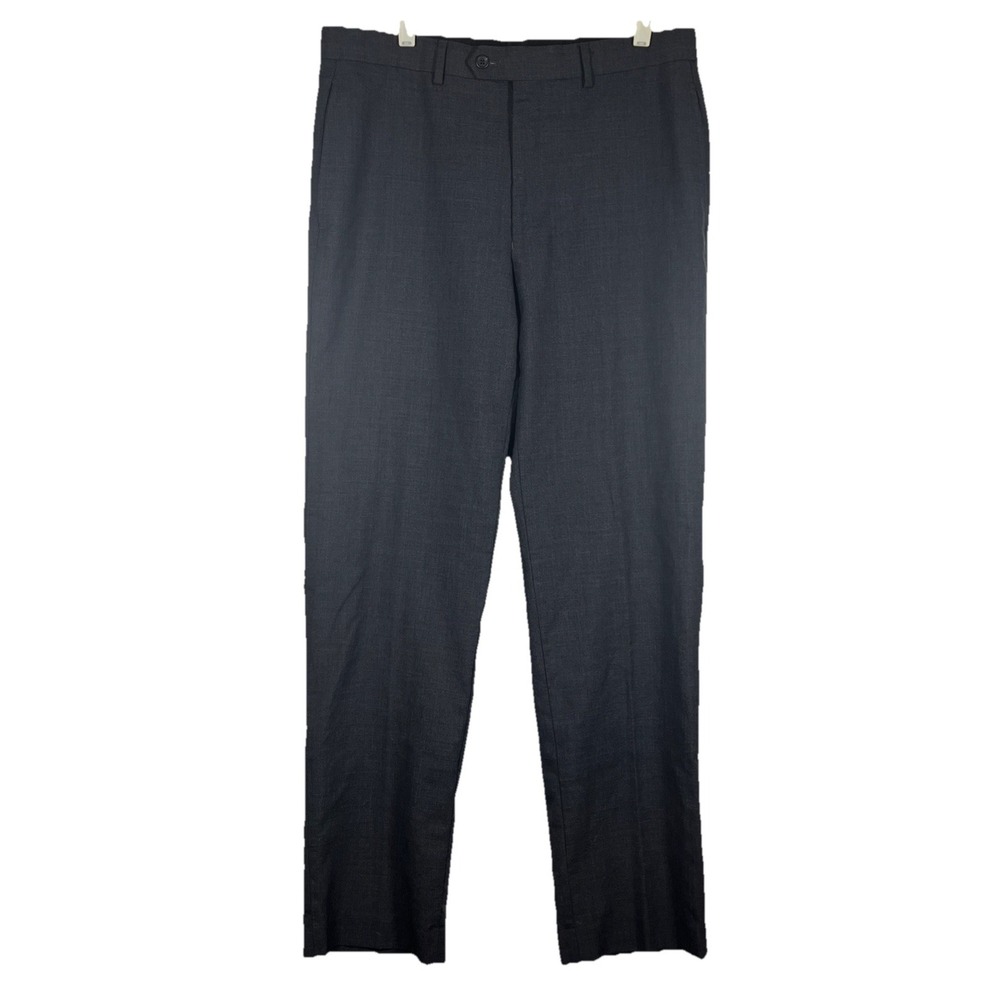 Lauren Ralph Lauren Men's Total Comfort Dress Pants 34 x 32 Charcoal Gray Slacks